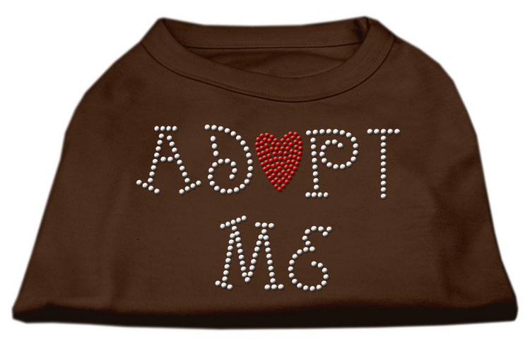 Adopt Me Rhinestone Shirt Brown XS